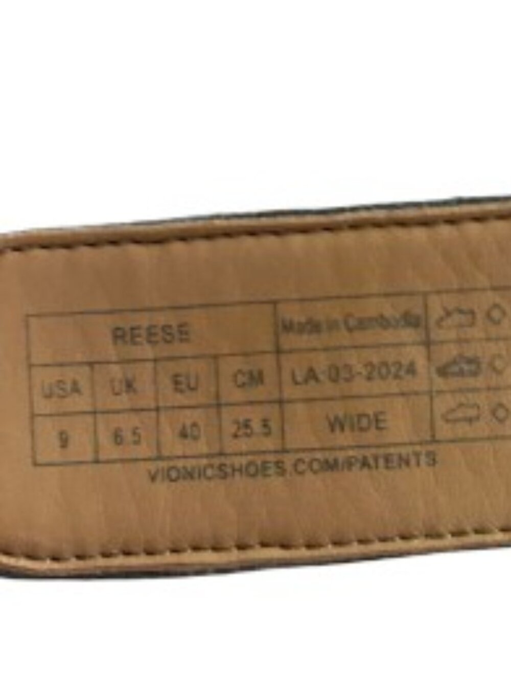 Vionic Reese Slingback Sandal in Denim Blue 9W - Picture 8 of 8